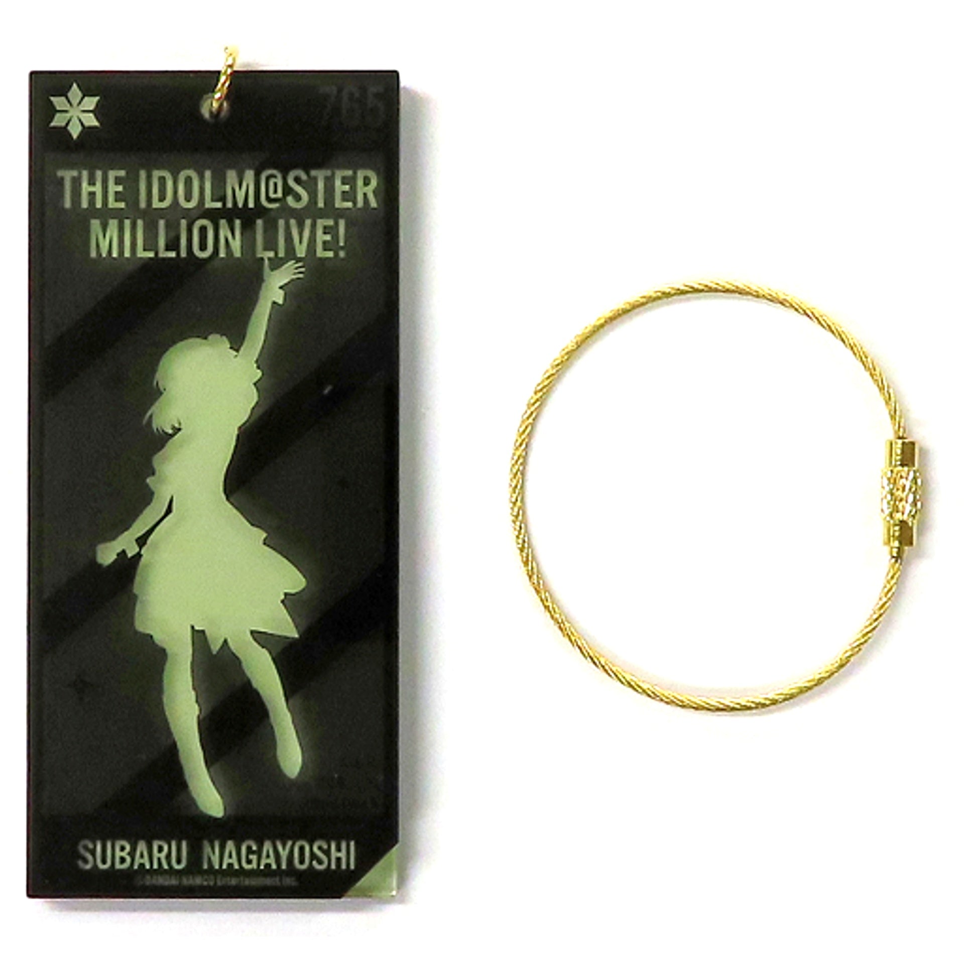 Subaru Nagayoshi The Idolmaster Million Live! Silhouette Acrylic Keychain Sofmap POP UP SHOP [USED]