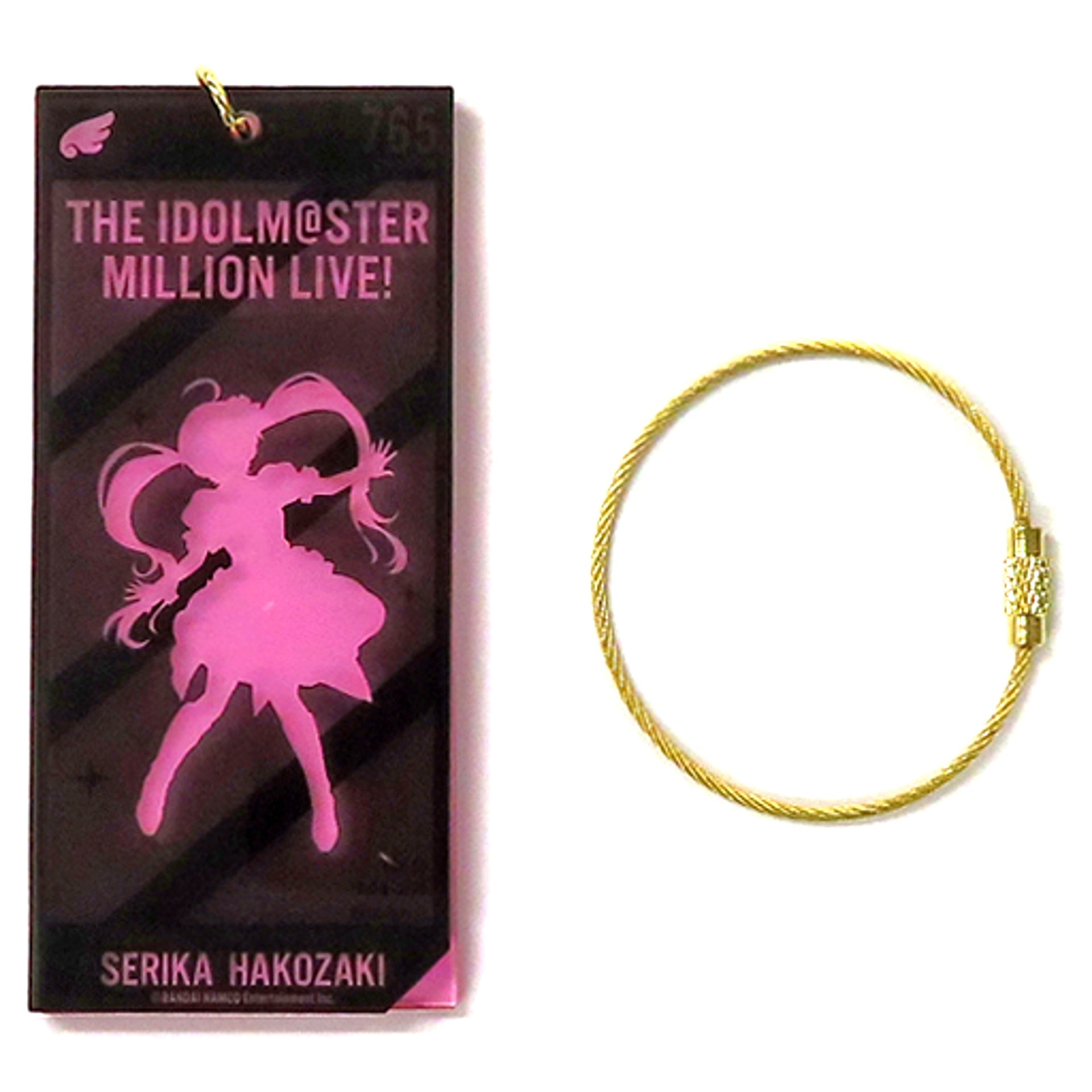 Serika Hakozaki The Idolmaster Million Live! Silhouette Acrylic Keychain Sofmap POP UP SHOP [USED]