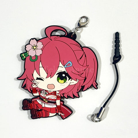 Sakura Miko Hololive SUPER EXPO 2022 Petanko Trading Rubber Strap 0th Gen Made-to-Order Limited [USED] — photo 1
