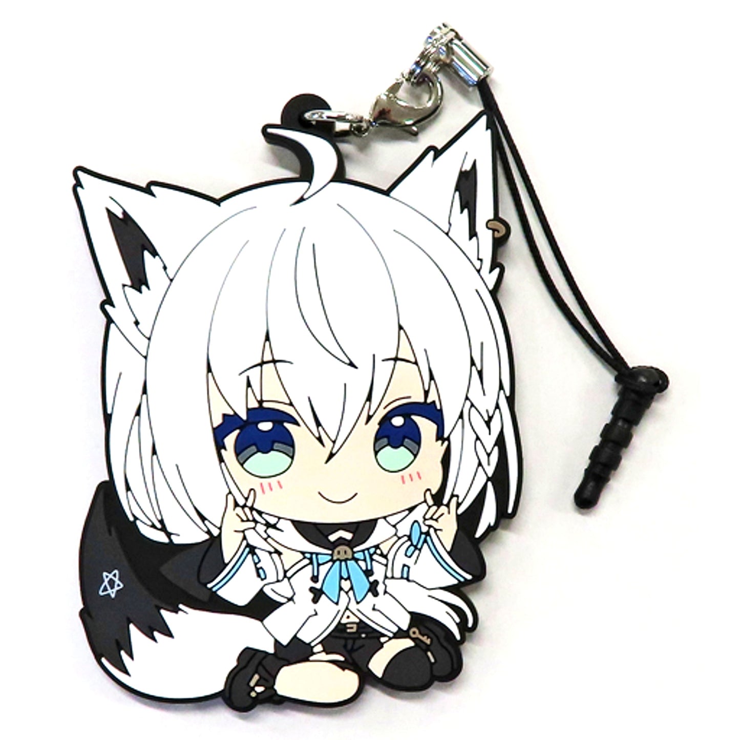 Shirakami Fubuki Gamers Ver. Hololive Petanko Trading Rubber Strap Gamers hololive SUPER EXPO 2022 Made-to-order Ltd [USED]