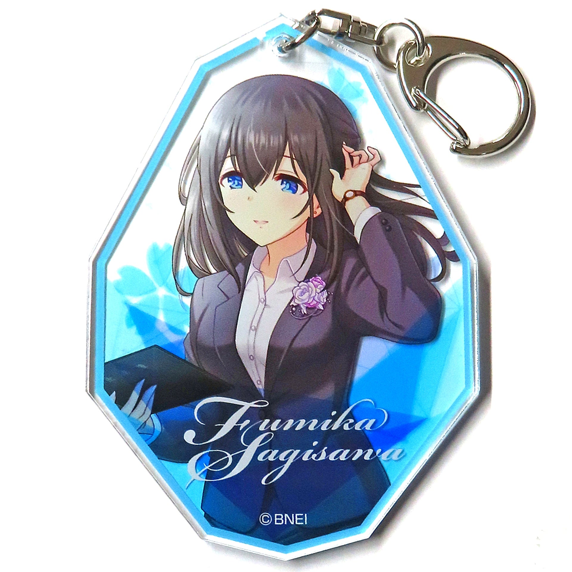 Fumika Sagisawa Dear Future Post-Training B Prize The Idolmaster Cinderella Girls Acrylic Keychain Idolmaster Official Shop Limited Lottery Kuji [USED]