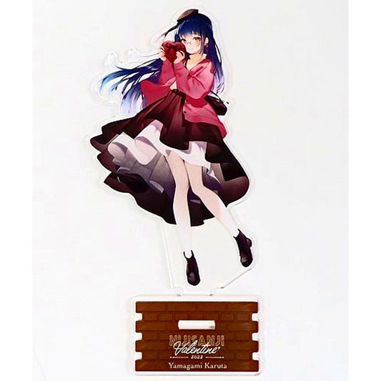 Yamagami Karuta Acrylic Stand Virtual YouTuber Nijisanji Valentine 2022 [USED]