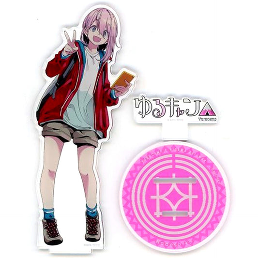 Nadeshiko Kagamihara Laid-Back Camp x Oigawa Railway Acrylic Stand [USED]