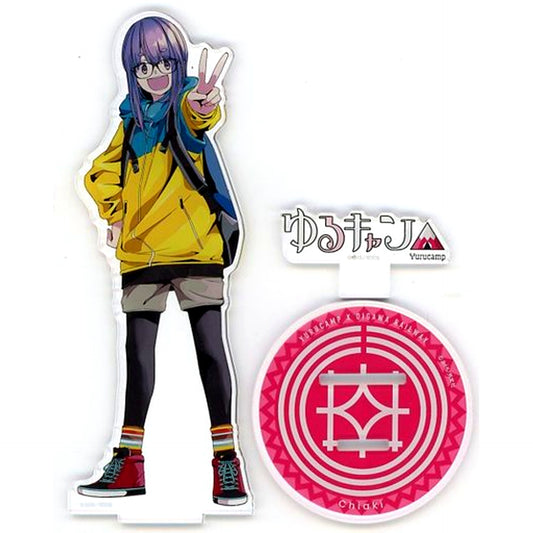 Chiaki Oogaki Laid-Back Camp x Oigawa Railway Acrylic Stand [USED]