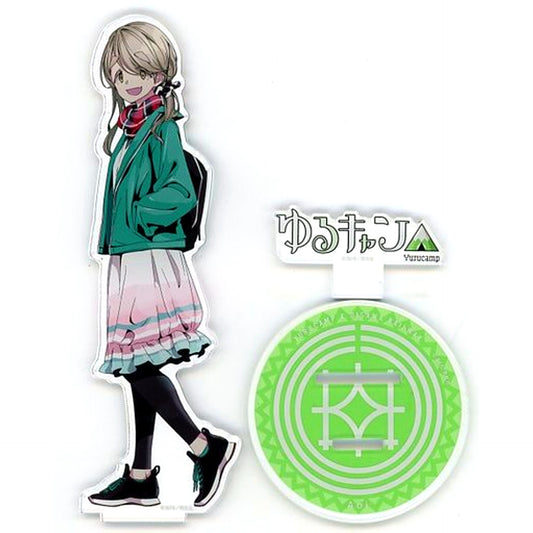 Aoi Inuyama Laid-Back Camp x Oigawa Railway Acrylic Stand [USED]