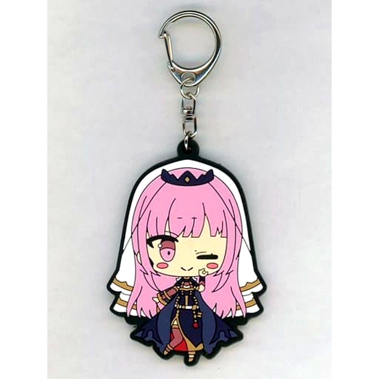hololive English x Tsukumo Mori Calliope Rubber Keychain [USED]