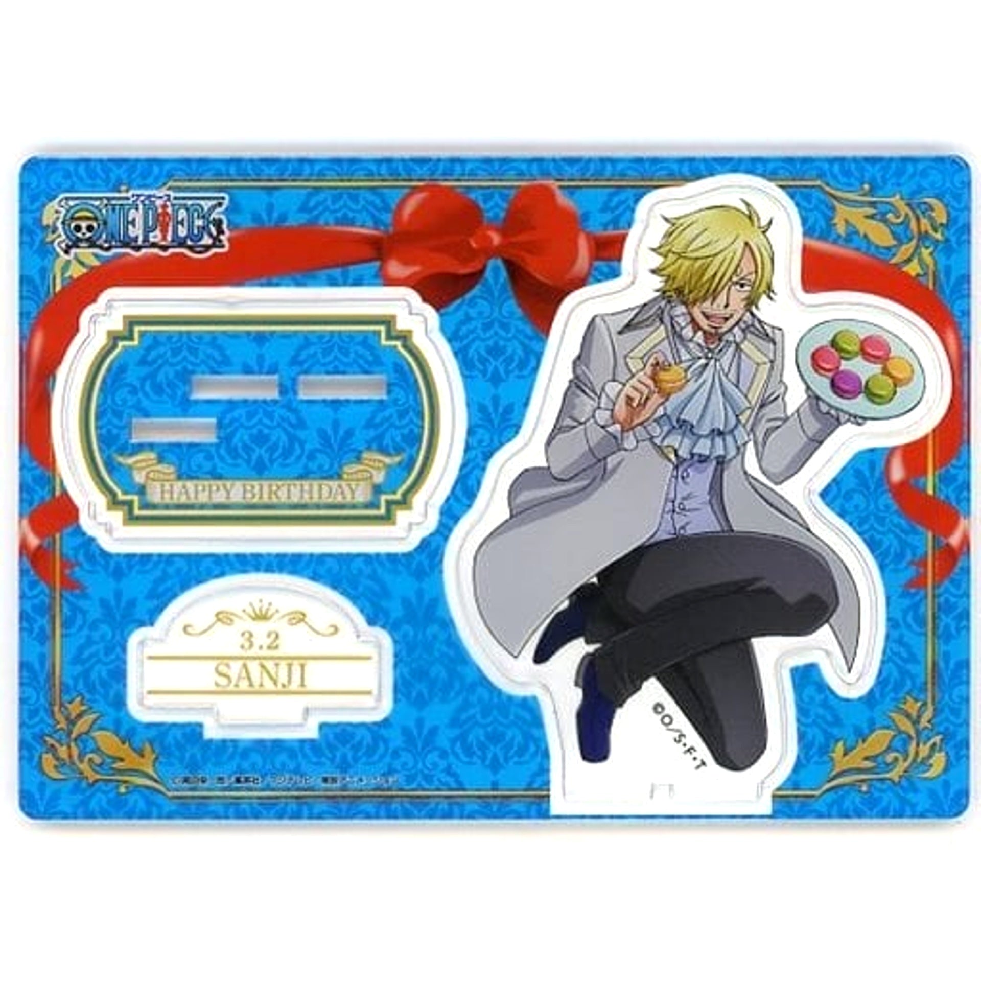 One Piece Sanji Birthday Acrylic Stand Sanji Birthday Celebration 2019 Straw Store Limited Acrylic Stands [USED]
