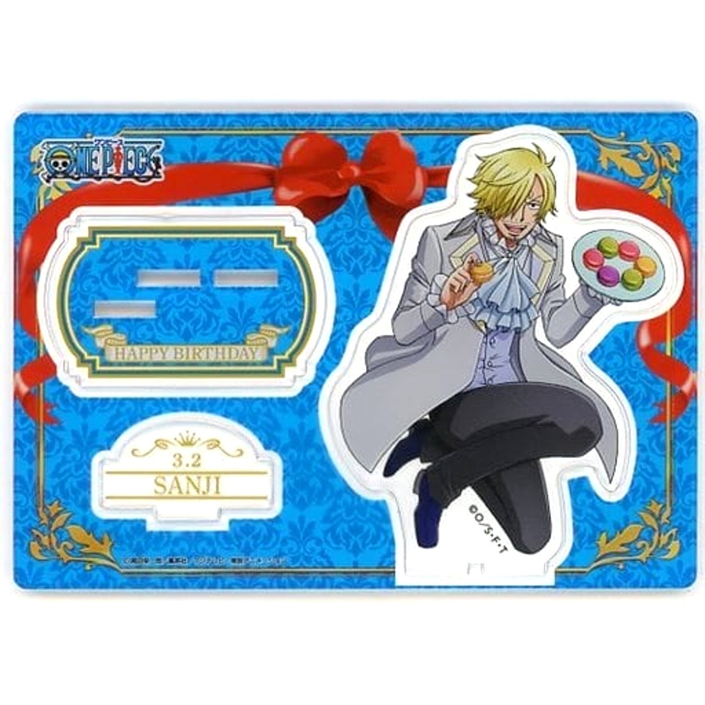 One Piece Sanji Birthday Acrylic Stand Sanji Birthday Celebration 2019 Straw Store Limited Acrylic Stands [USED]