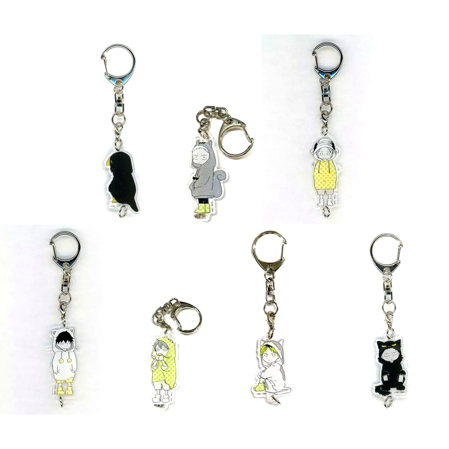 Set of 7 Given Connecting Acrylic Charm [USED]
