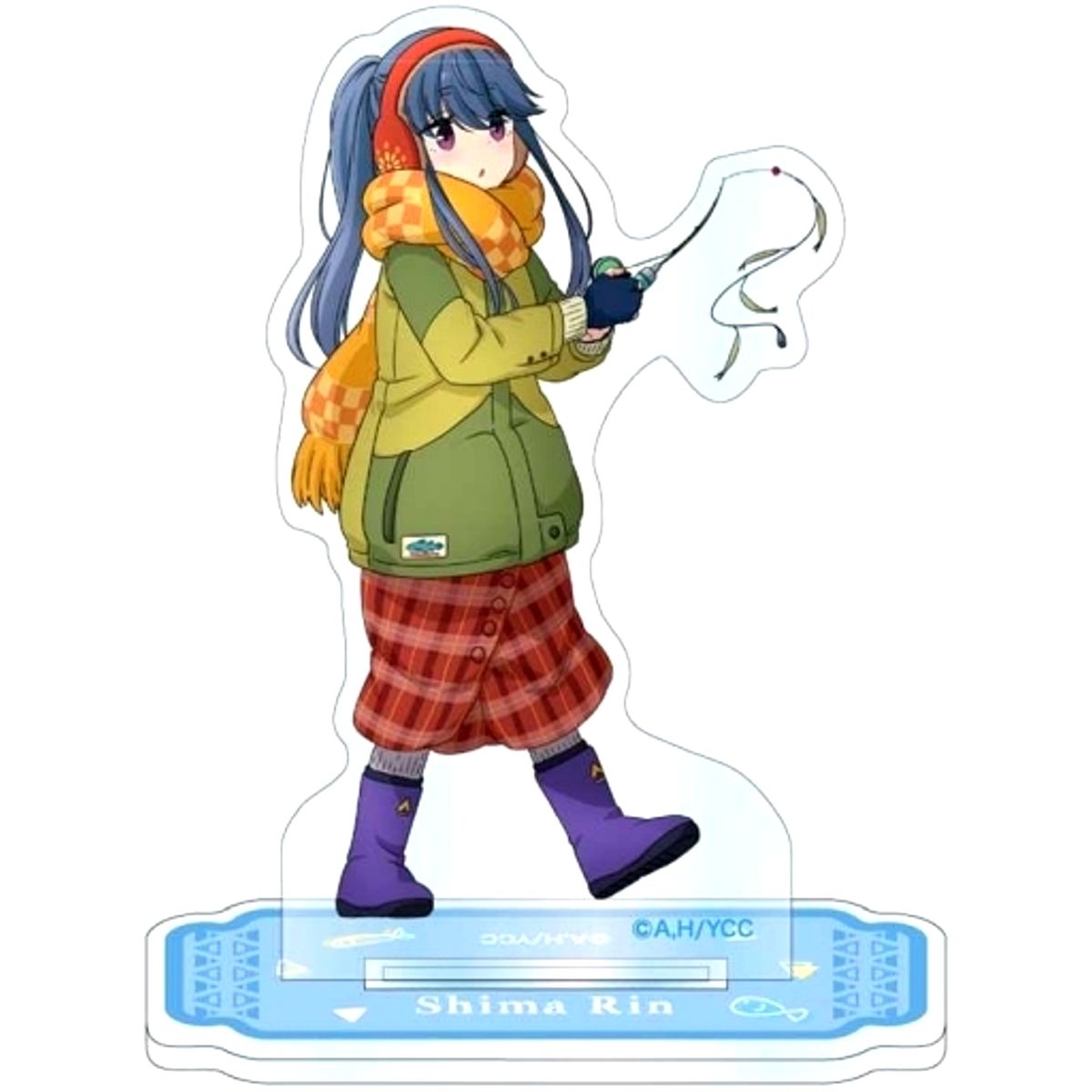 Rin Shima Smelt Acrylic Stand Laid-Back Camp [USED]