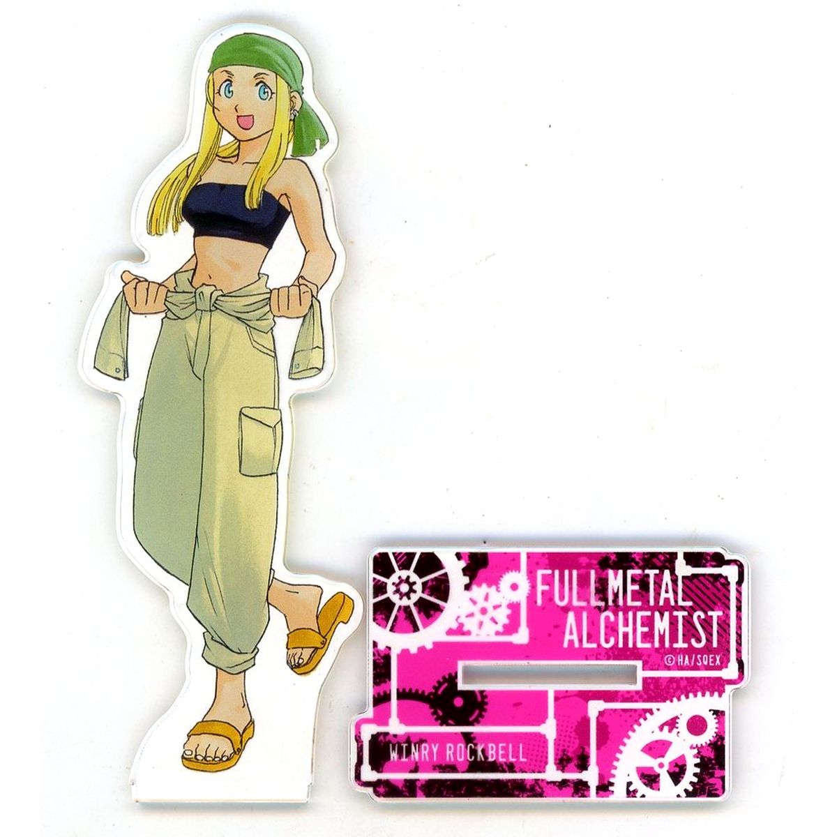 Winry Rockbell Fullmetal Alchemist Exhibition RETURNS Big Acrylic Stand [USED]