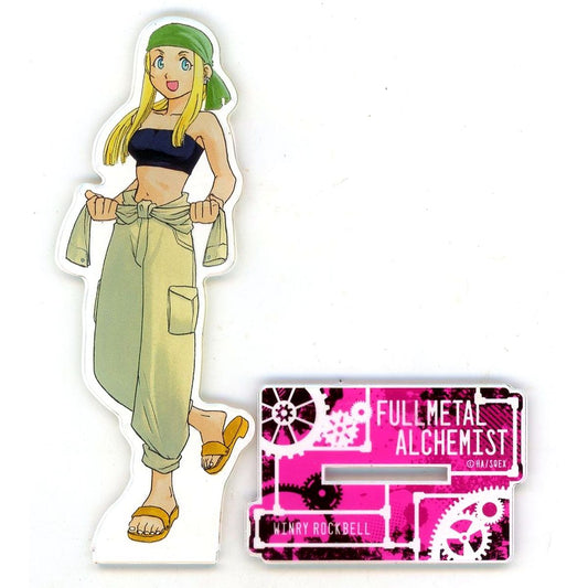 Winry Rockbell Fullmetal Alchemist Exhibition RETURNS Big Acrylic Stand [USED]