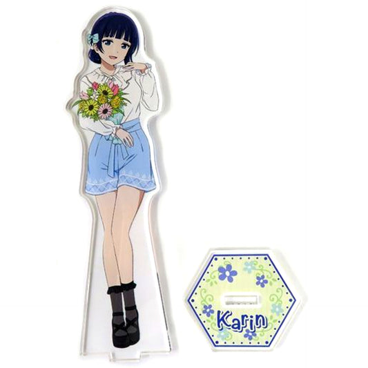 Karin Asaka Easter Party Big Acrylic Stand Sega Collabo Cafe Love Live! Nijigasaki High School Idol Club [USED]