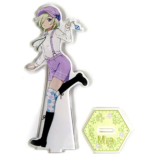 Mia Taylor Love Live! Nijigasaki High School Idol Club Big Acrylic Stand Easter Party Sega Collaboration Cafe [USED]