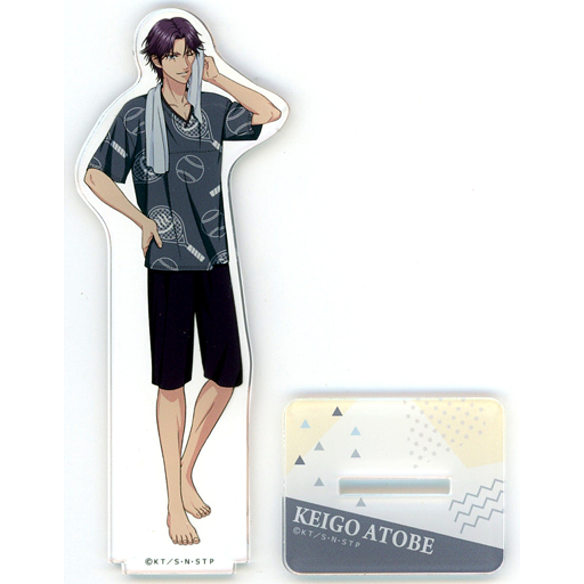 Keigo Atobe Life-size The Prince of Tennis II x Gokurakuyu RAKU SPA Sorry to Keep You Waiting Princes' HOT SPRING Training Camp Acrylic Stand [USED]