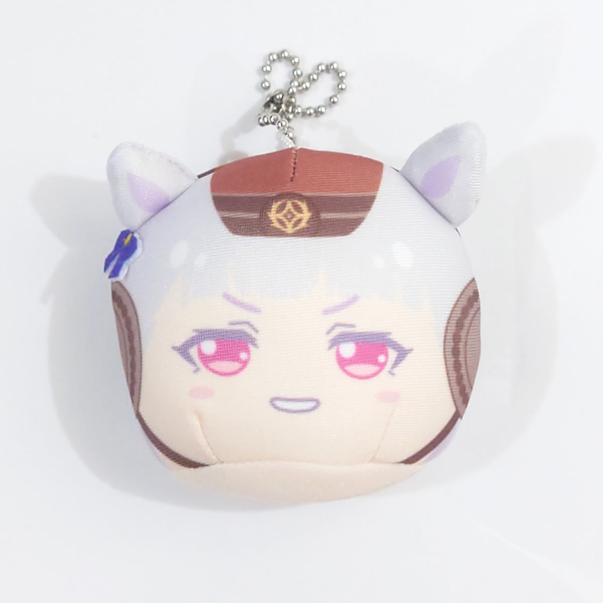 Umamusume: Pretty Derby Gold Ship Omanjuu Niginigi Mascot 2 Keychains [USED]