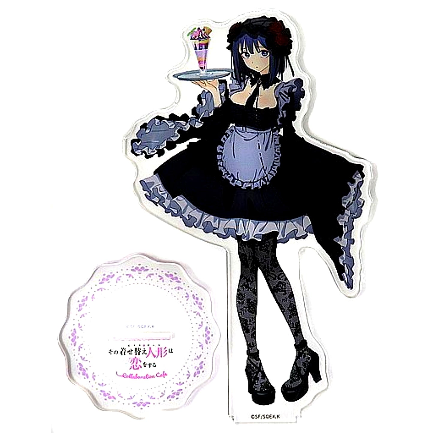 Marin Kitagawa Shizuku Kuroe BIG Acrylic Stand My Dress-Up Darling Collaboration Cafe [USED]