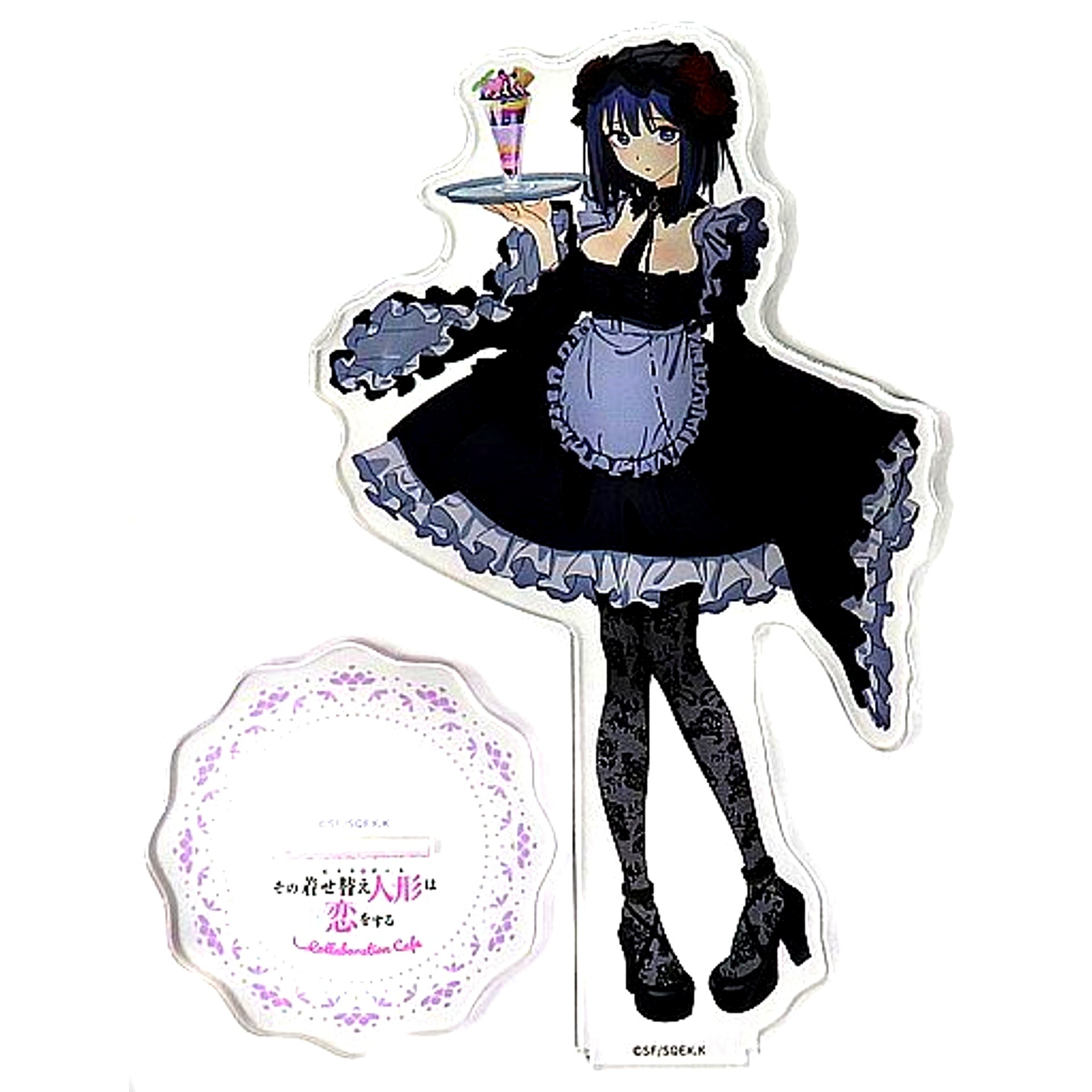 Marin Kitagawa Shizuku Kuroe BIG Acrylic Stand My Dress-Up Darling Collaboration Cafe [USED]