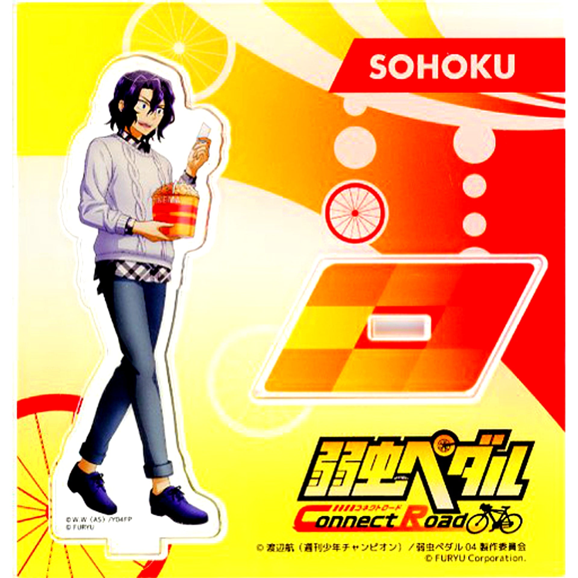 Junta Teshima Acrylic Stand Yowamushi Pedal Connect Road THE Chara SHOP [USED]