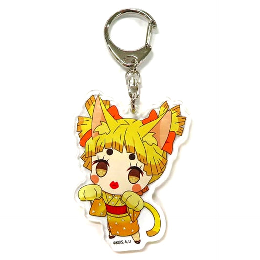 Zeniko Zenitsu Agatsuma Demon Slayer Nyaforme Acrylic Charm Vol.4 [USED]