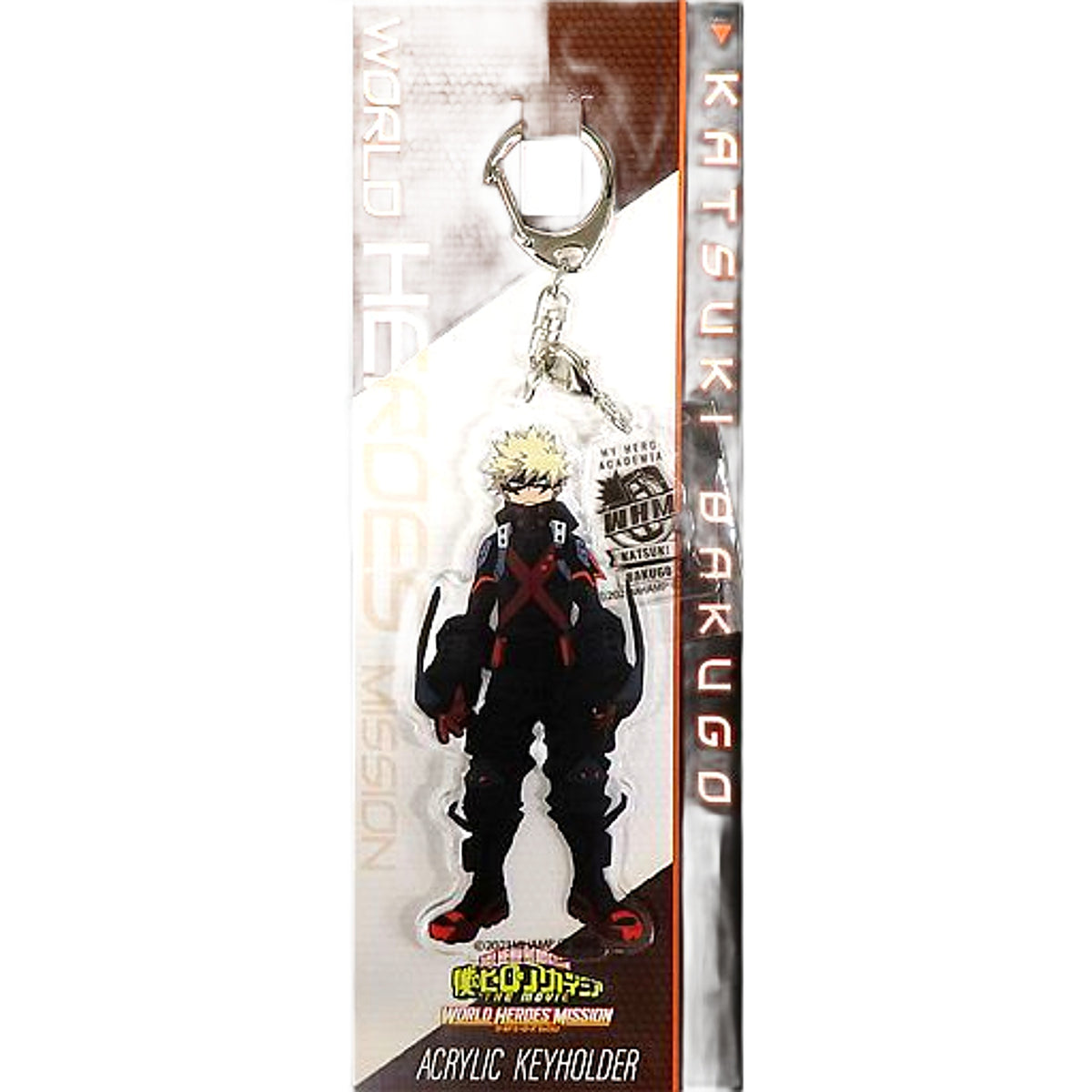 Katsuki Bakugo B Stealth Suit My Hero Academia: World Heroes' Mission Acrylic Keychain with Motif [USED]