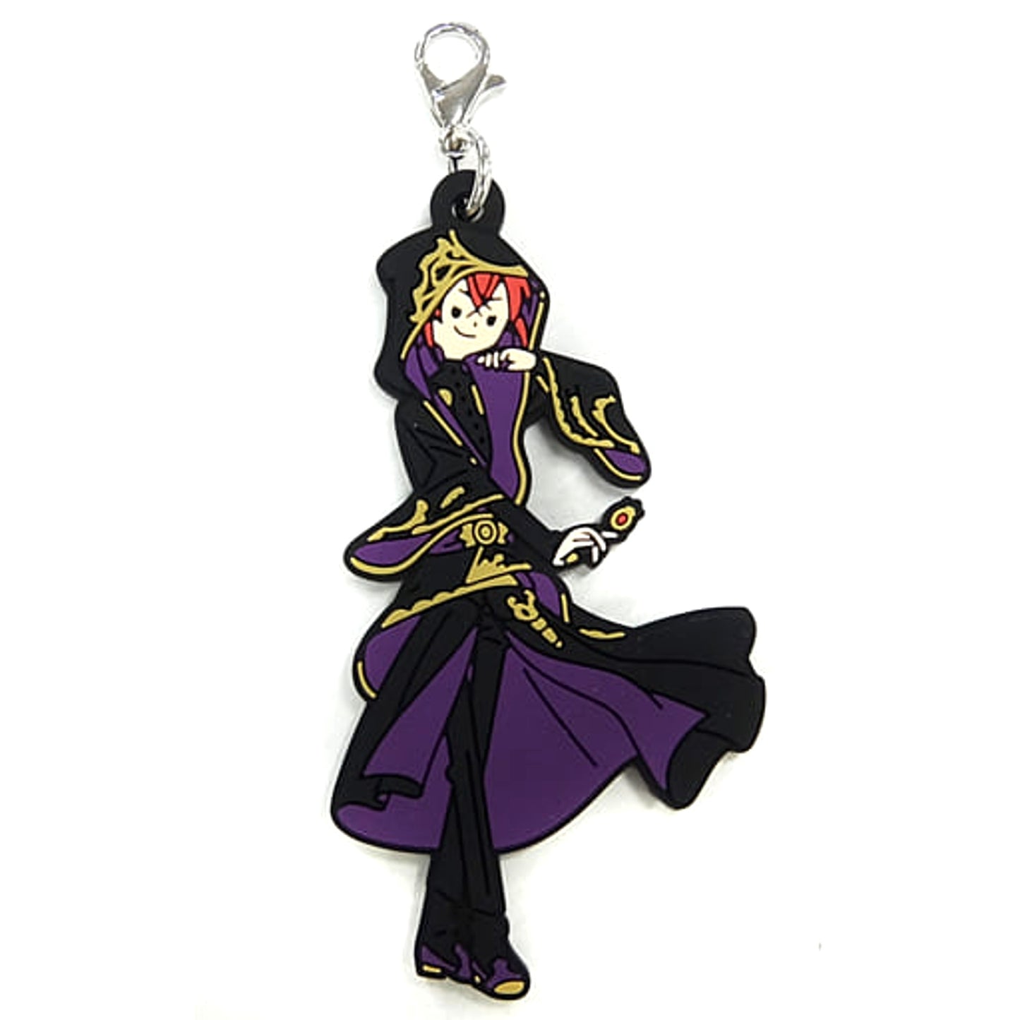 Disney: Twisted-Wonderland Riddle Rosehearts Ceremonial Outfit Ver. Ichiban Kuji Part 6 Rubber Charm Prize K Charm [USED]