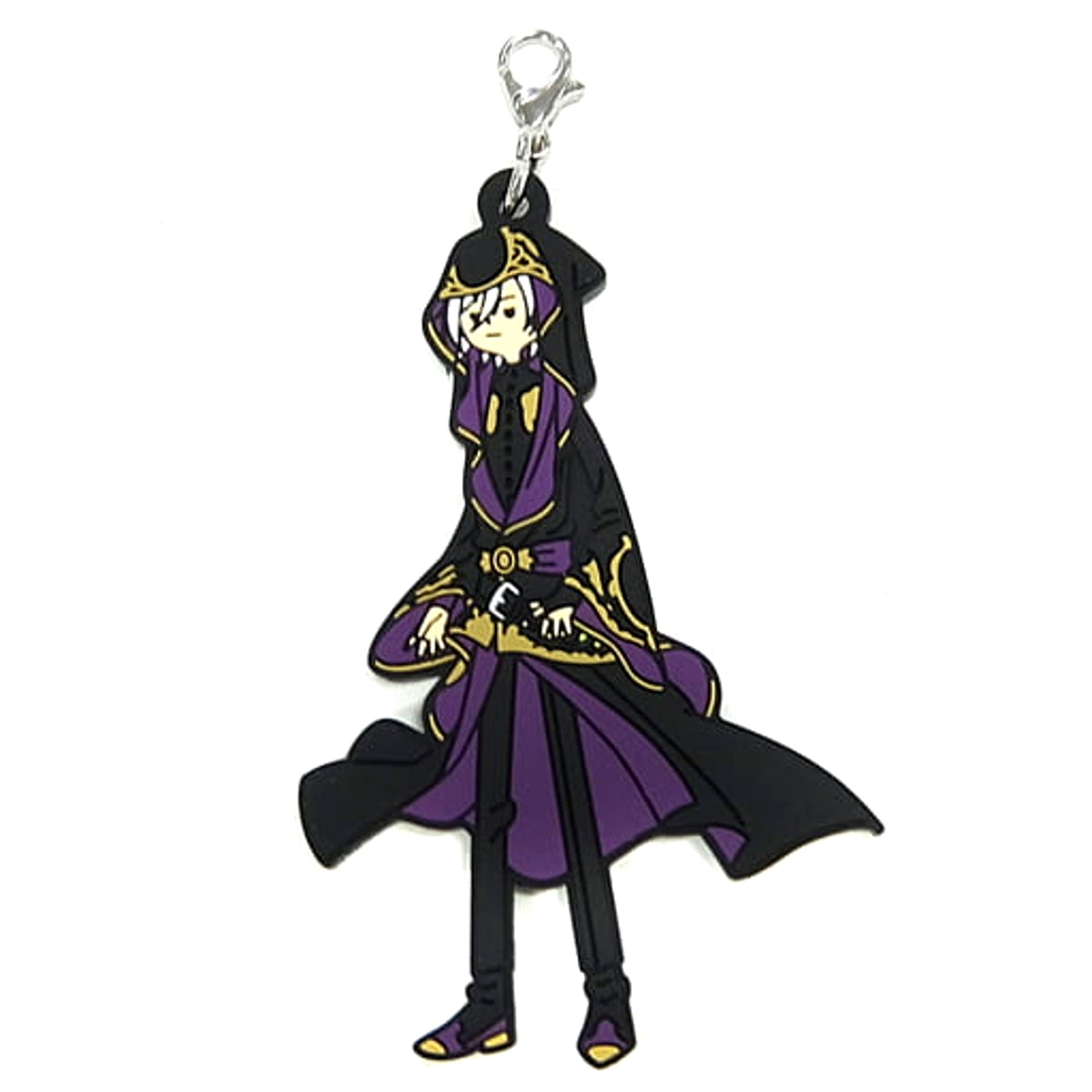 Disney: Twisted-Wonderland Silver Ceremonial Outfit Ver. Ichiban Kuji Part 6 Rubber Charm Prize K Charm [USED]