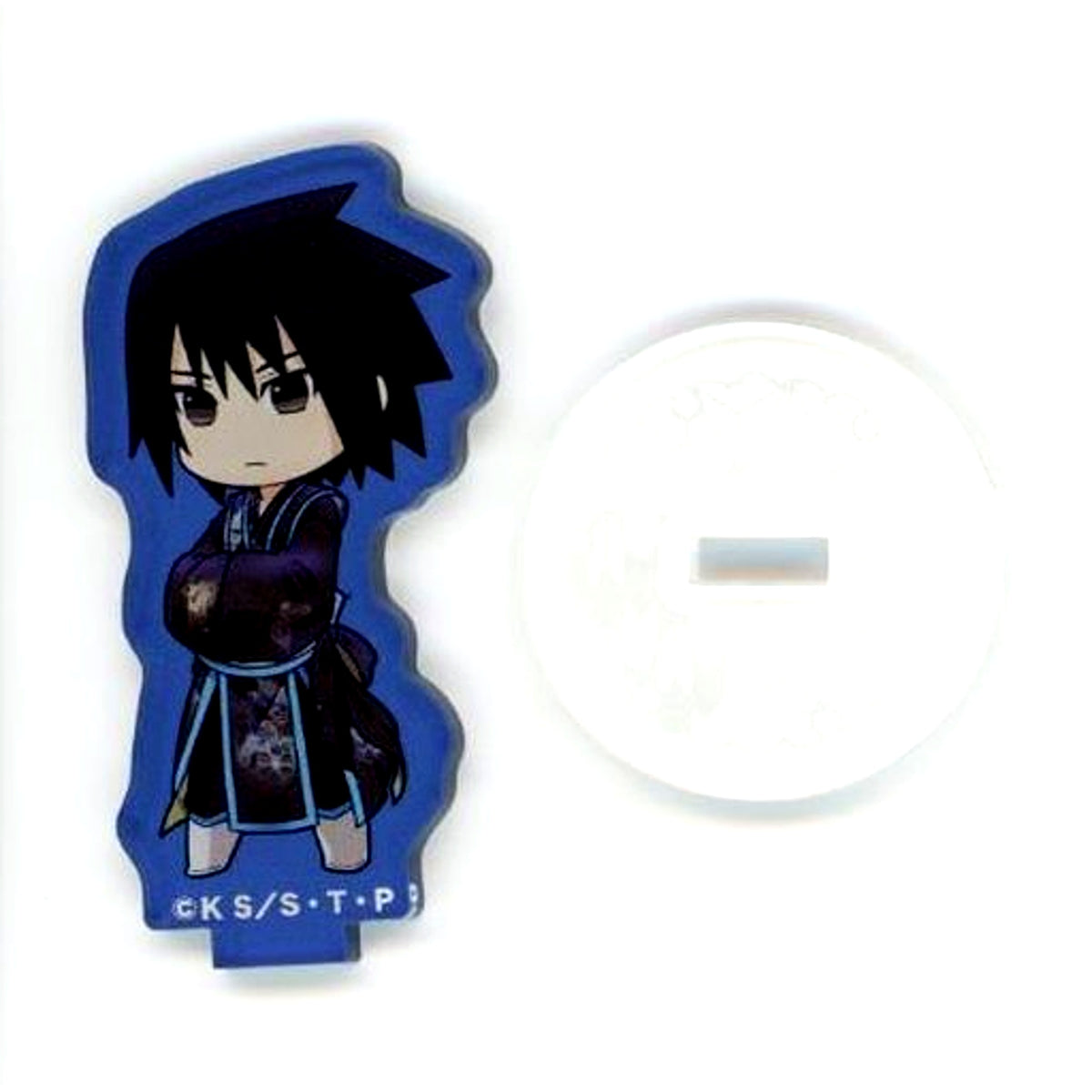 Sasuke Uchiha Kimono Mini Acrylic Stand Vol. 2 Deformed Ver. Naruto Shippuden x THE Chara SHOP Osaka Nagoya Fukuoka Limited [USED]