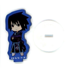 Sasuke Uchiha Kimono Mini Acrylic Stand Vol. 2 Deformed Ver. Naruto Shippuden x THE Chara SHOP Osaka Nagoya Fukuoka Limited [USED]