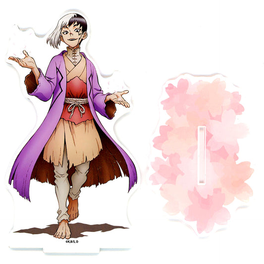 Gen Asagiri Dr. STONE Sakura Newly Illustrated BIG Acrylic Stand [USED]