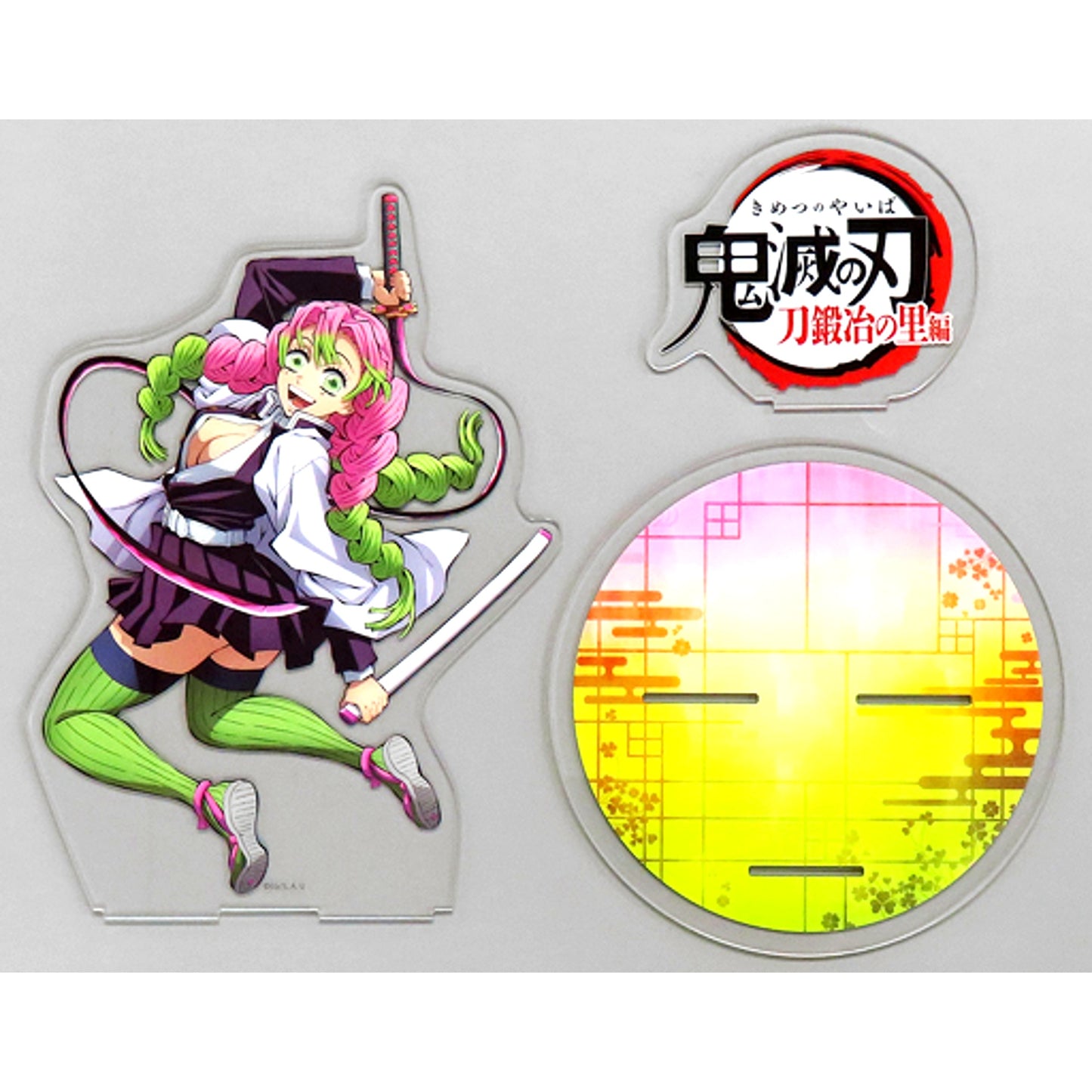 Mitsuri Kanroji Demon Slayer Swordsmith Village Arc AnimeJapan 2022 Goods Big Acrylic Stand [USED]