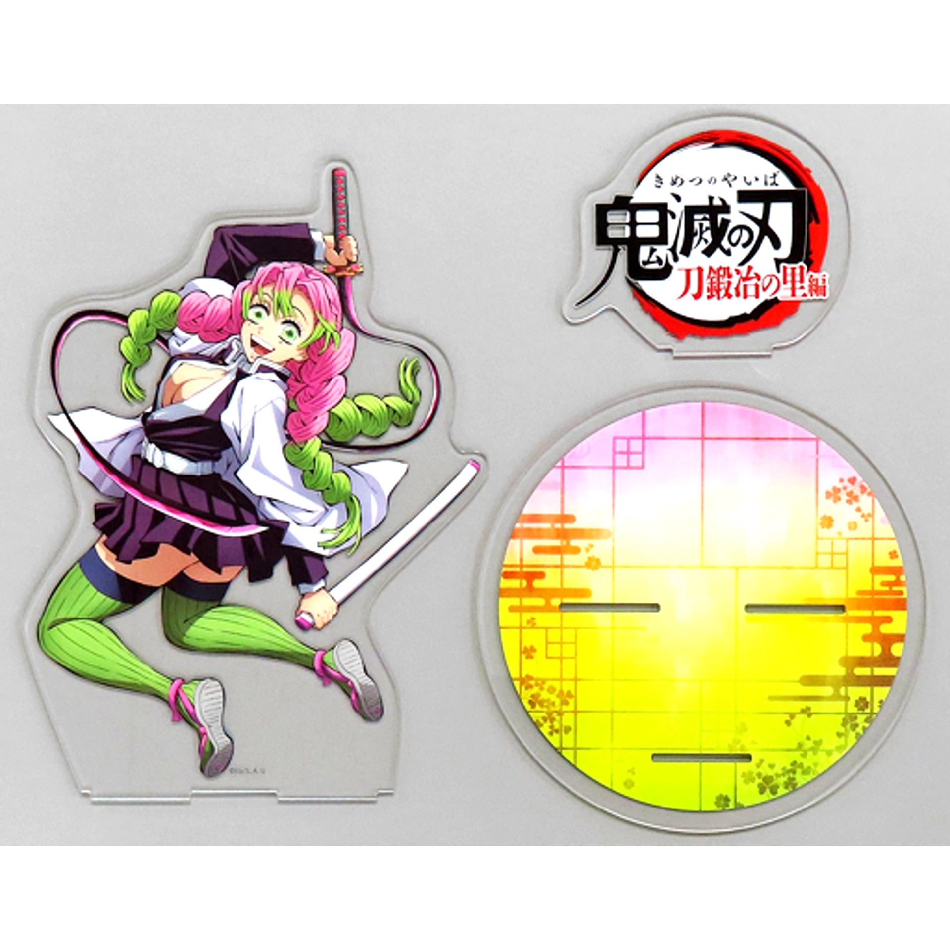 Mitsuri Kanroji Demon Slayer Swordsmith Village Arc AnimeJapan 2022 Goods Big Acrylic Stand [USED]