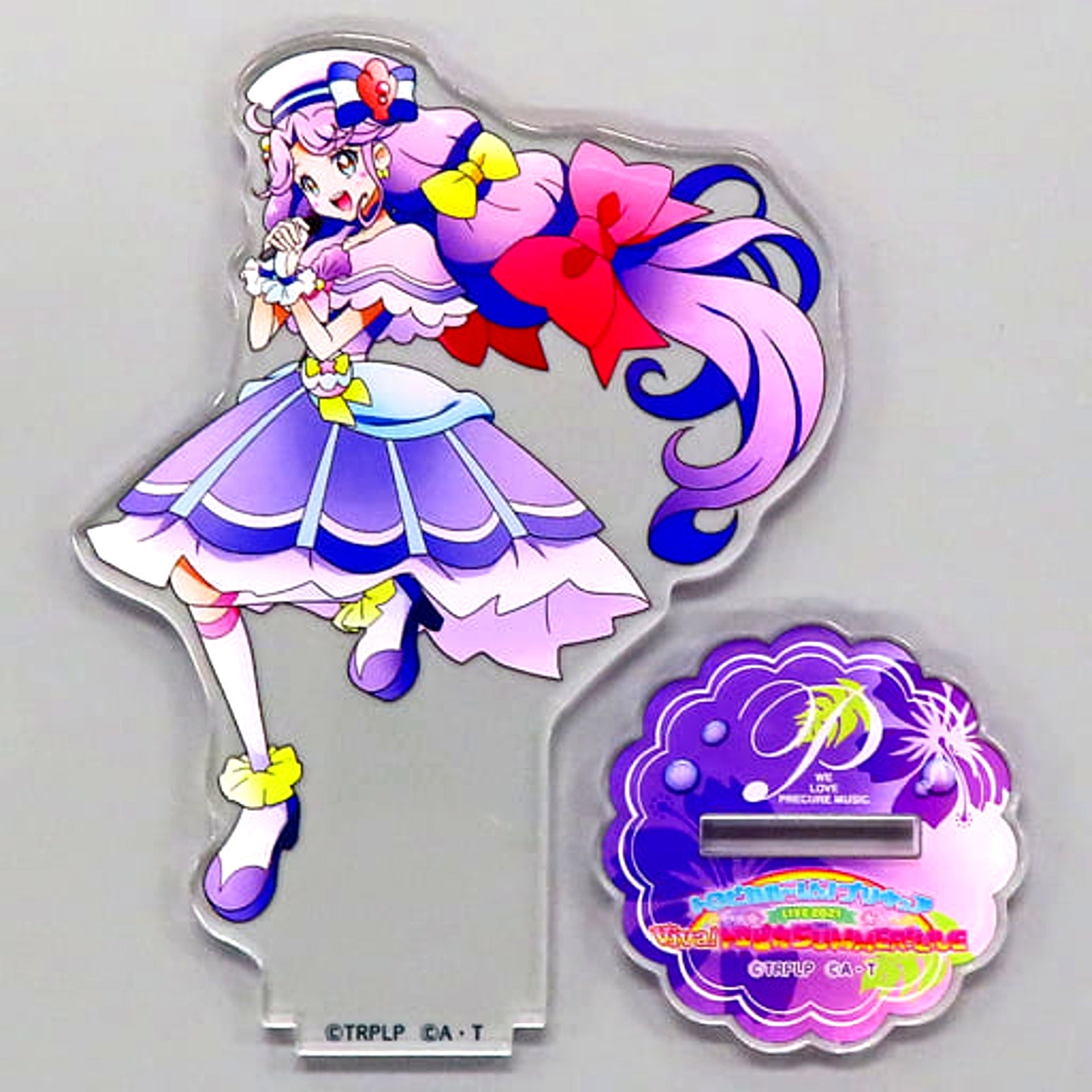 Cure Coral Tropical-Rouge! Pretty Cure LIVE2021 Viva! Tropica SUMMER! LIVE Acrylic Stand [USED]