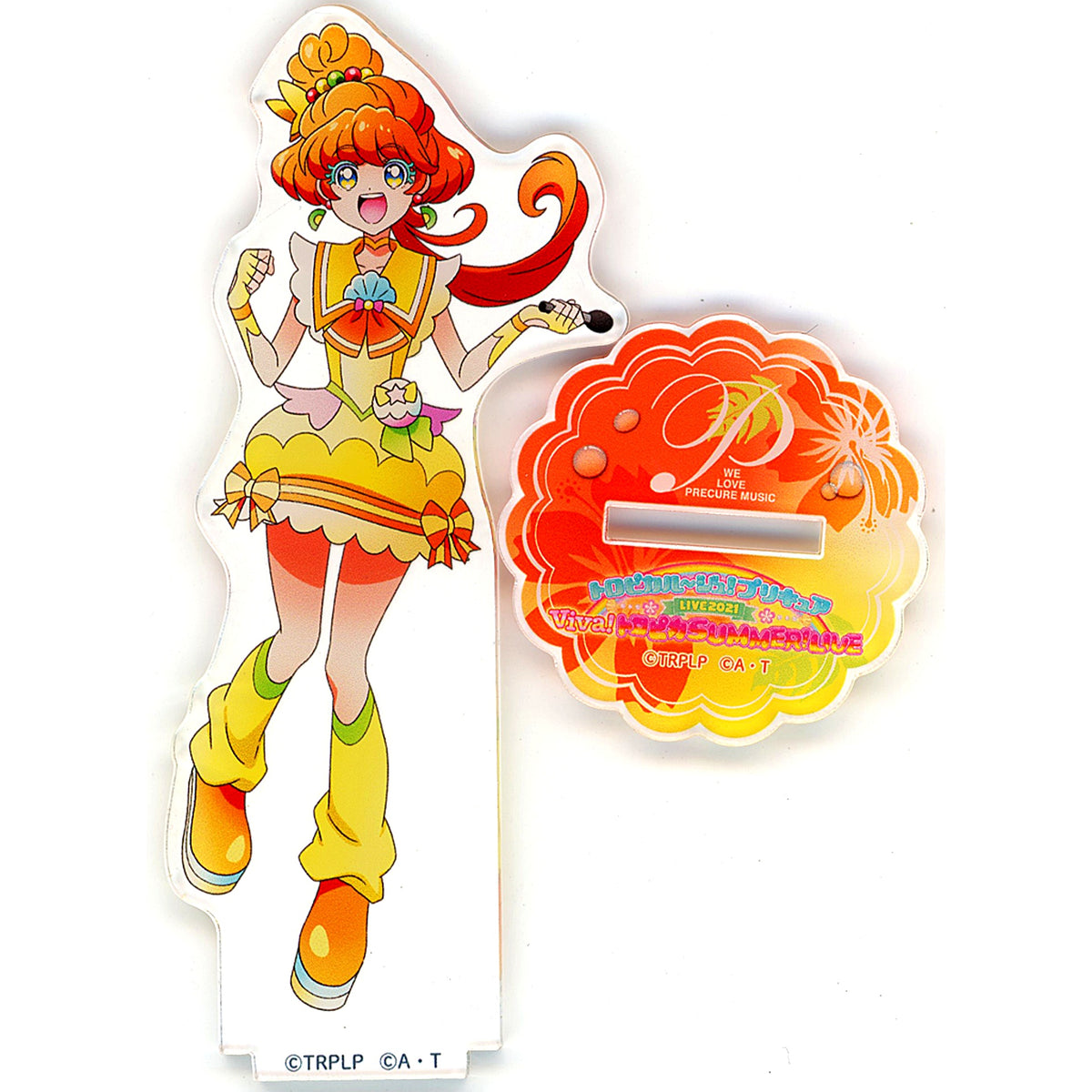 Cure Papaya Tropical-Rouge! Precure LIVE 2021 Viva! Tropica SUMMER! LIVE Acrylic Stand [USED]
