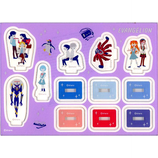 Group B School Uniform Yuru Palette Shin Evangelion Theatrical Edition Acrylic Stand [USED]