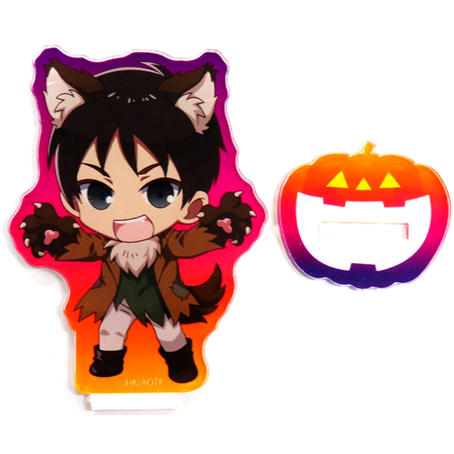Eren Yeager Attack on Titan Princess Cafe Halloween Acrylic Stand [USED]