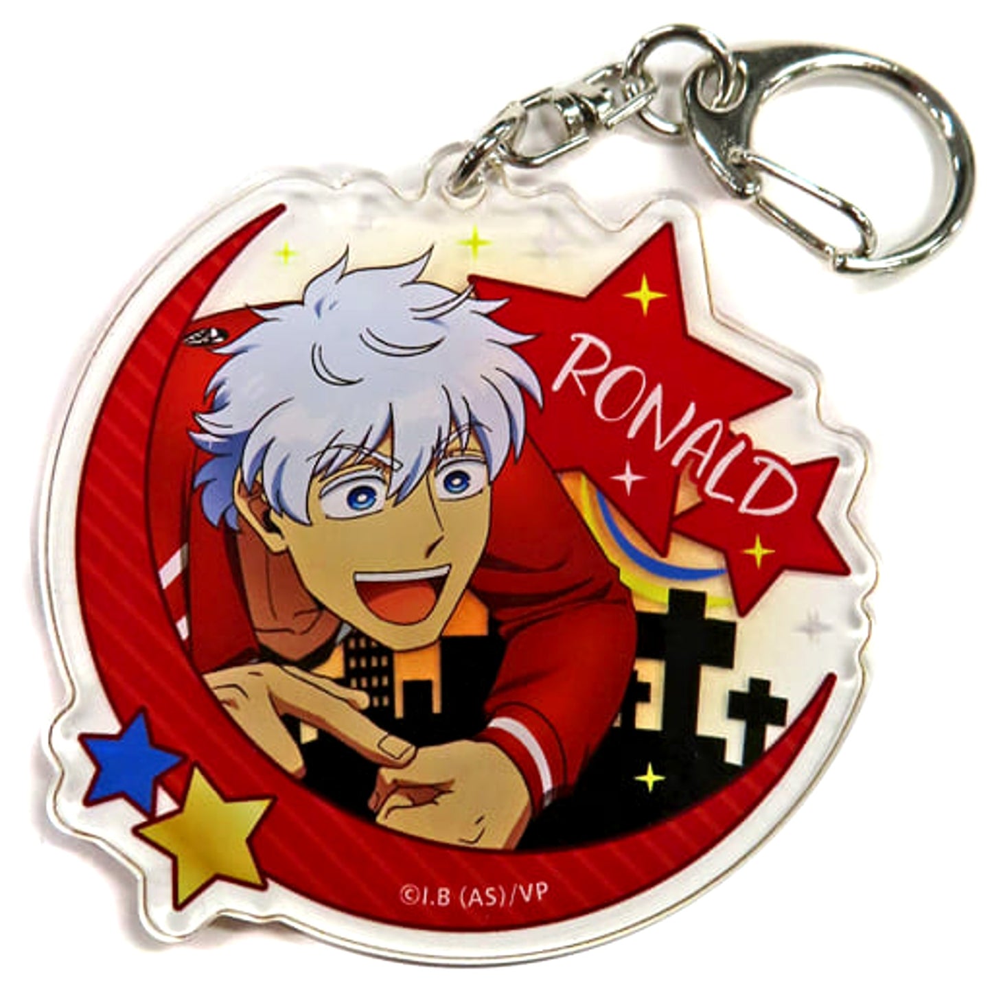 Ronald The Vampire Dies in No Time Kyoran no Utage Kuji Merikuri Akeome Kotoyoro! Acrylic Keychain Kujibikido Limited Prize B-6 [USED]