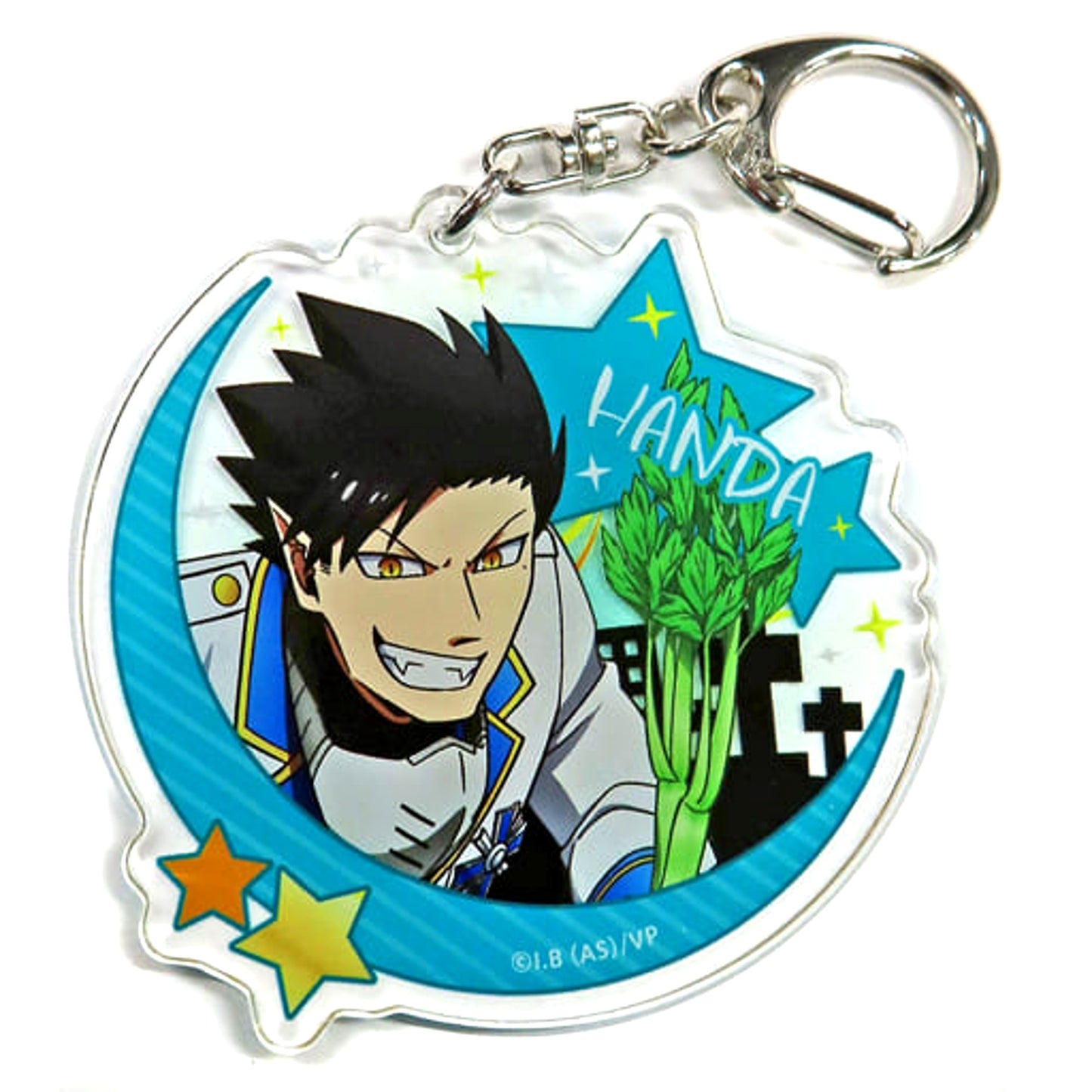 Handa The Vampire Dies in No Time Kyoran no Utage Kuji Merikuri Akeome Kotoyoro! Acrylic Keychain Kujibikido Limited B-10 Prize [USED]