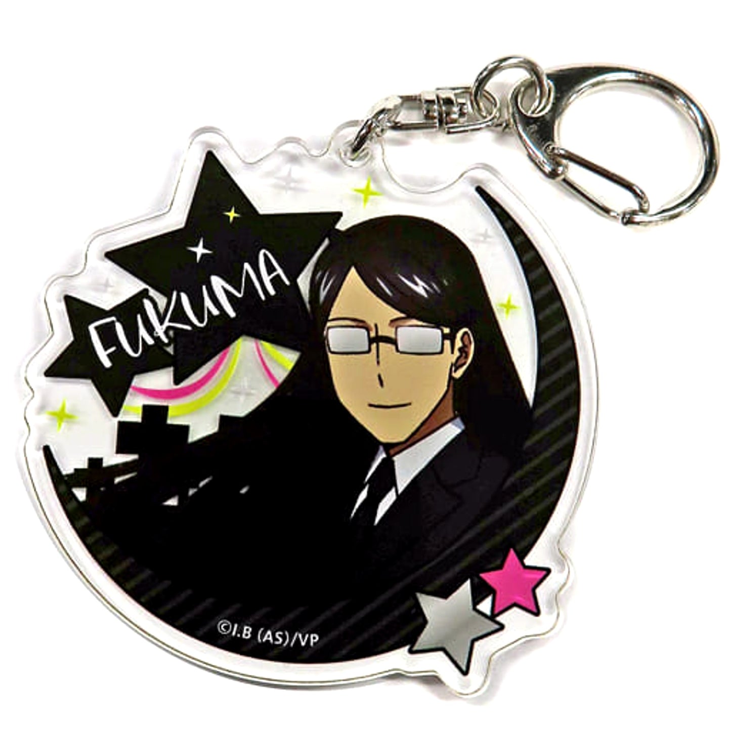 Fukuma The Vampire Dies in No Time Kyoran no Utage Kuji Merikuri Akeome Kotoyoro! Acrylic Keychain Kujibikido Limited B-11 Prize [USED]
