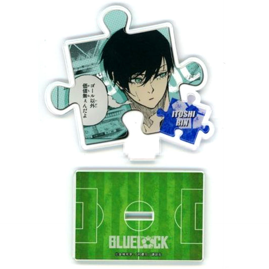 Rin Itoshi B-6 Prize Acrylic Stand Blue Lock DMM Scratch [USED]