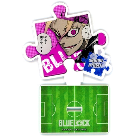Ryusei Shido B-10 Prize Acrylic Stand Blue Lock DMM Scratch [USED]