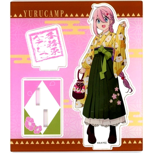Nadeshiko Kagamihara Japanese Clothes Ver. Acrylic Stand Yuru Camp Season 2 [USED]