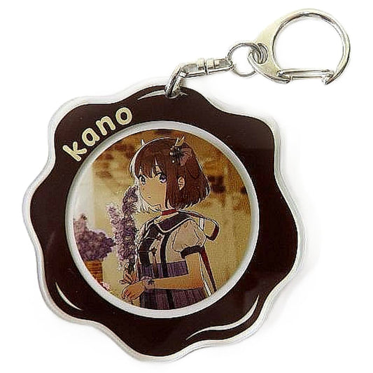 Kano Flower Holding Illustration Acrylic Keychain Birthday Live Kilig Limited Keychains [USED]