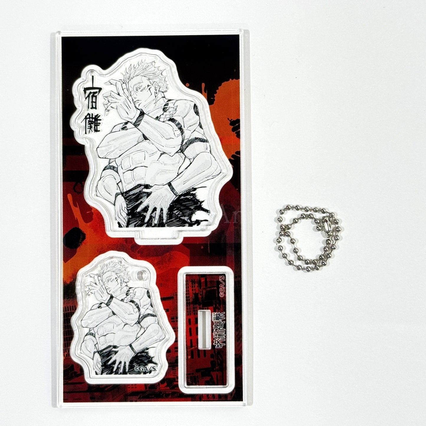 Jujutsu Kaisen Ryomen Sukuna Acrylic Figures & Acrylic Charms Jump Characters Store Limited Keychains [USED]
