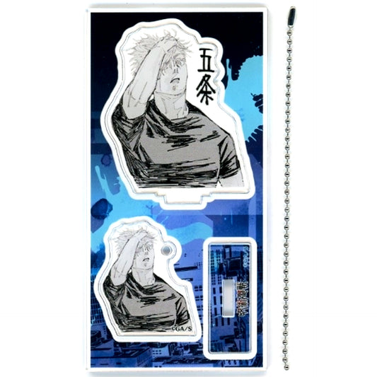 Satoru Gojo Jujutsu Kaisen Acrylic Figure & Acrylic Charm Jump Characters Store Limited [USED]