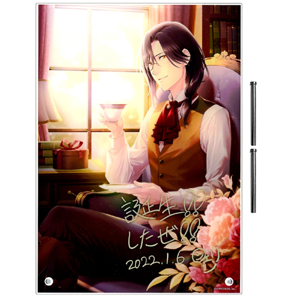 Shellin Burgundy Virtual YouTuber Nijisanji Acrylic Item [USED]