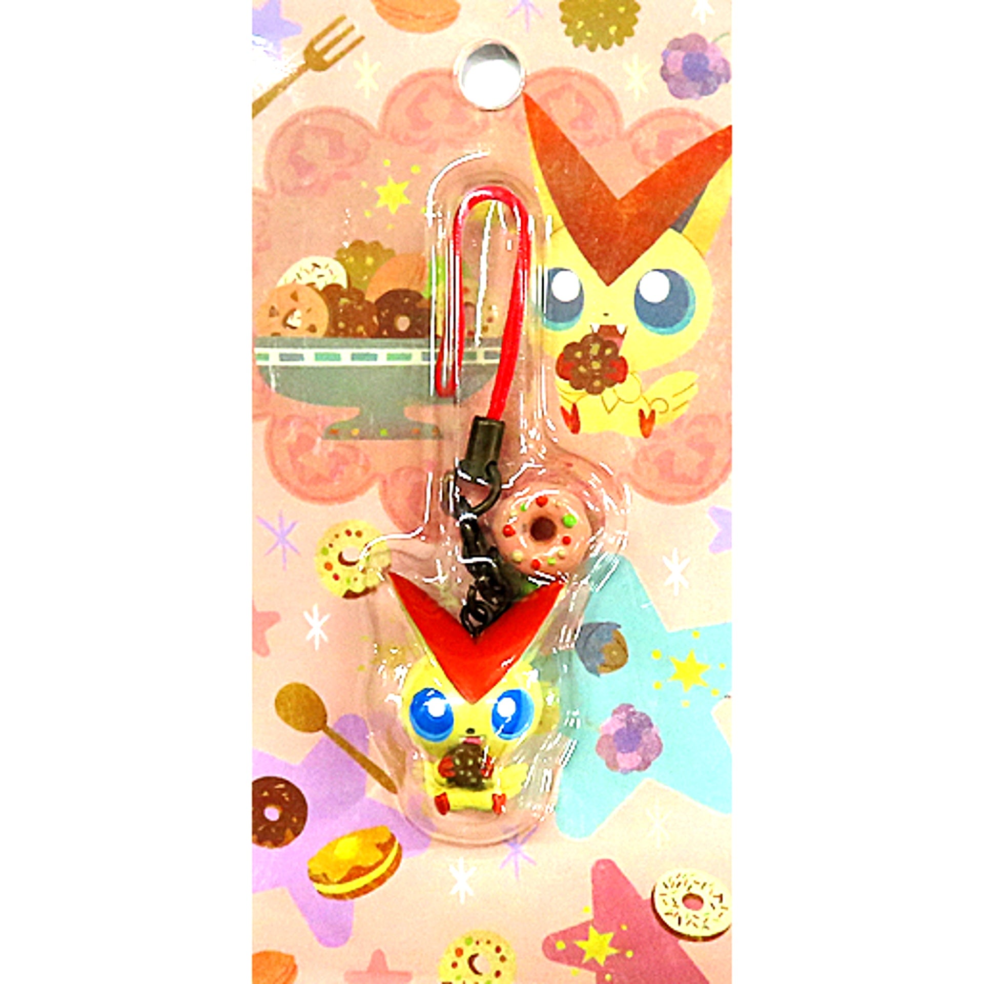 Victini Pokemon Strap Type Focus Pokemon Center Limited [USED]