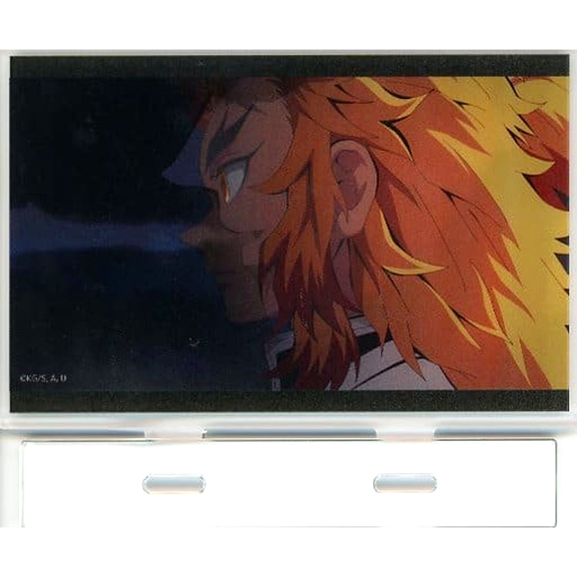 Kyojuro Rengoku - Profile Close-up TV Anime Demon Slayer Mugen Train Arc x ufotable Cafe x Machi Asobi CAFE Flame Hashira Lenticular Random Acrylic Stand [USED]