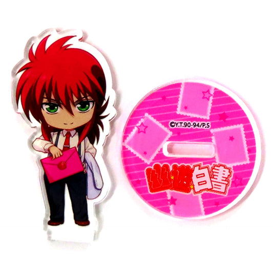Kurama Yu Yu Hakusho x Charaum Cafe Trading Mini Character Acrylic Stand [USED]