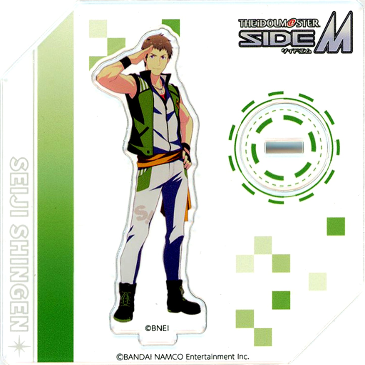 Seiji Shingen B Prize Mini Acrylic Stand The Idolmaster SideM M Fes 2022 x 315!!! SHOP in Namjatown Mini Game Passion! Idol Roulette [USED]